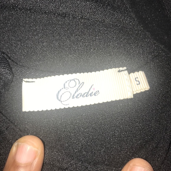 *PRICE DROP * Elodie Sleeveless Black Rouched Top Dress - Picture 4 of 5